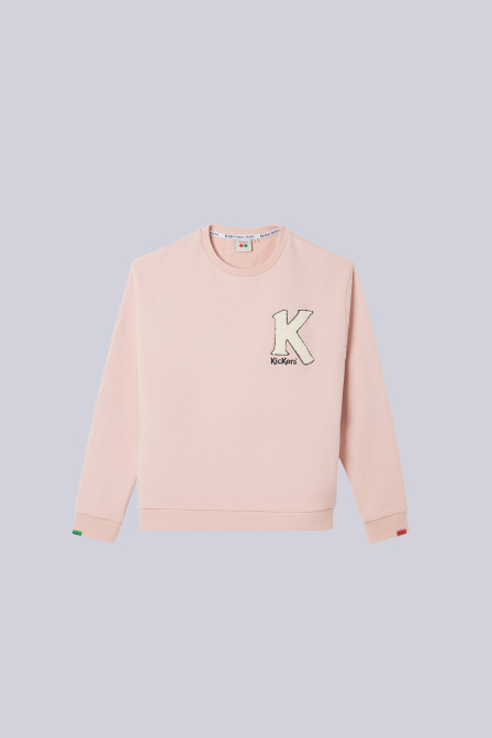 Kick Sweat - Sudadera unisex rosa - Kickers © Sitio Oficial Kick Sweat - Sudadera unisex rosa - Kickers © Sitio Oficial