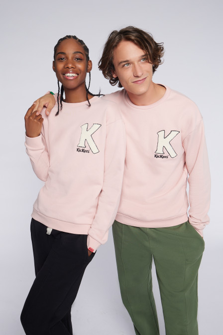 ORGANIC BIG-K SWEAT ROSE