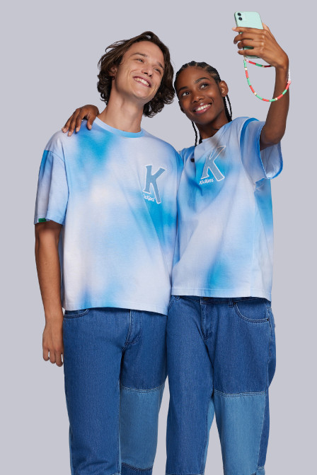 Kick TShirt - Unisex blue T-shirt - Kickers © Official Website