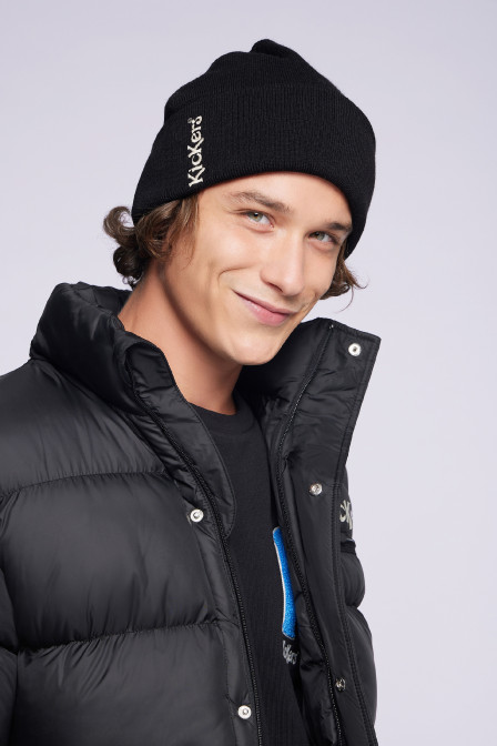 Kick Beany - Bonnet noir unisexe - Kickers © Site Officiel