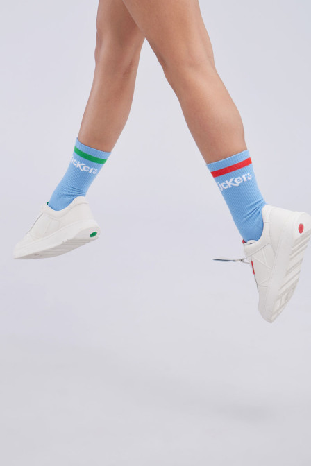 Kick socks - Chaussettes bleu clair unisexe - Kickers © Site Officiel