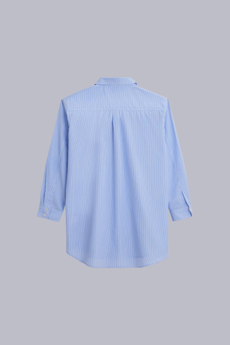 Kick Dress - Striped blue shirt dress for woman - Kickers © Official website