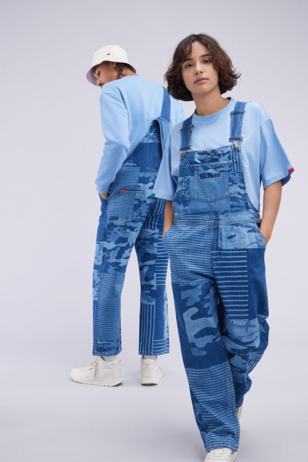 Kick Over - Mono vaquero camuflaje azul unisex - Kickers © Sitio oficial