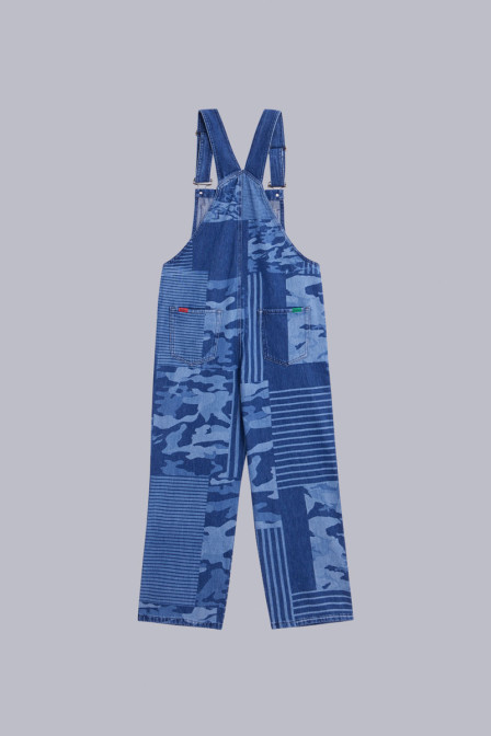 Kick Over - Mono vaquero camuflaje azul unisex - Kickers © Sitio oficial