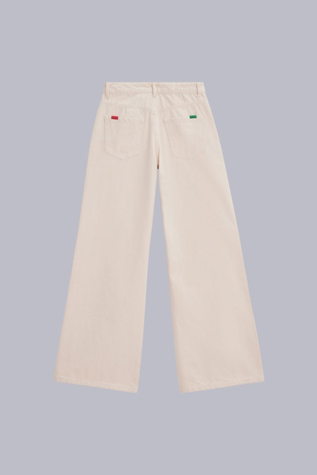 Kick Flare - Vaqueros beige mujer - Kickers © Site Officiel