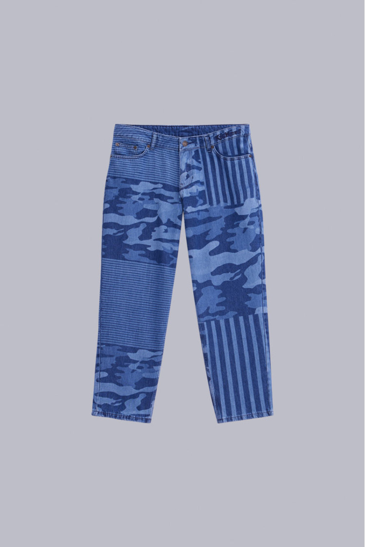 Kick Jean Bleu Camouflage Kick Jean Bleu Camouflage