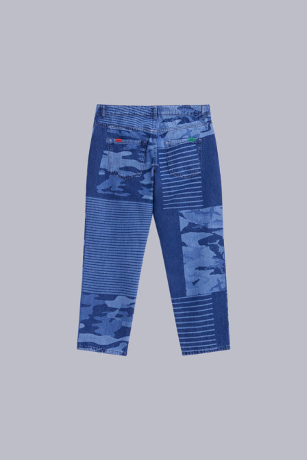 Kick Jean - Vaqueros unisex con estampado de camuflaje - Kickers © Sitio Oficial