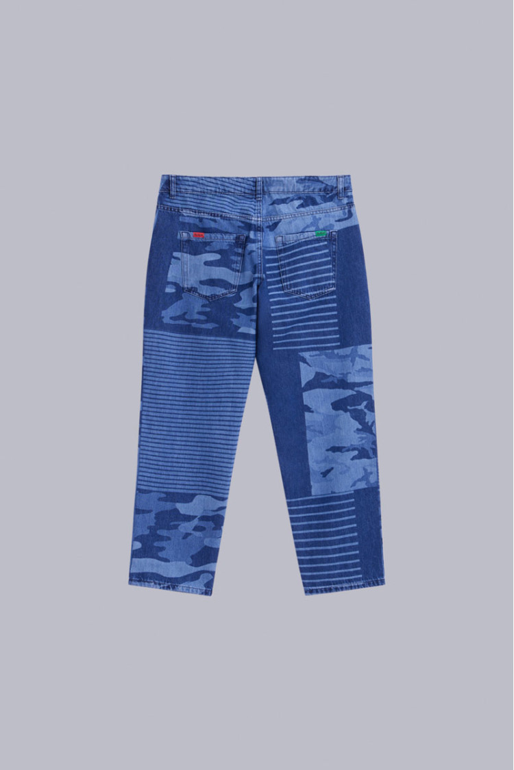 Kick Jean Bleu Camouflage Kick Jean Bleu Camouflage