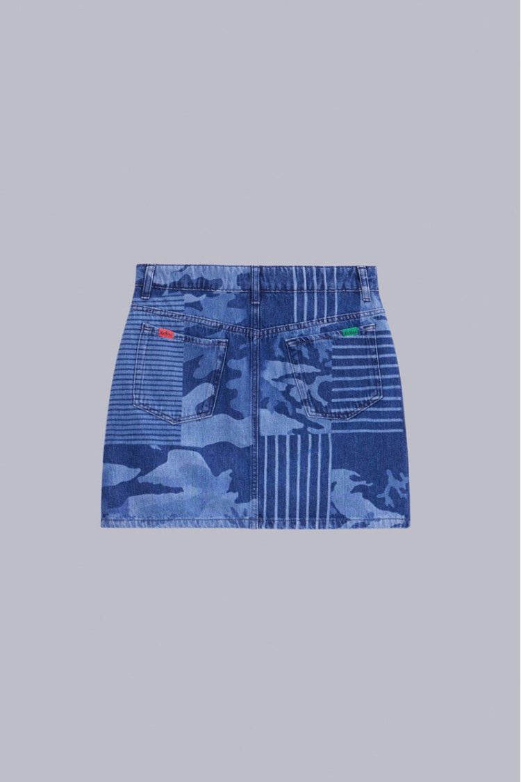 Kick Skirt Bleu Camouflage Kick Skirt Bleu Camouflage