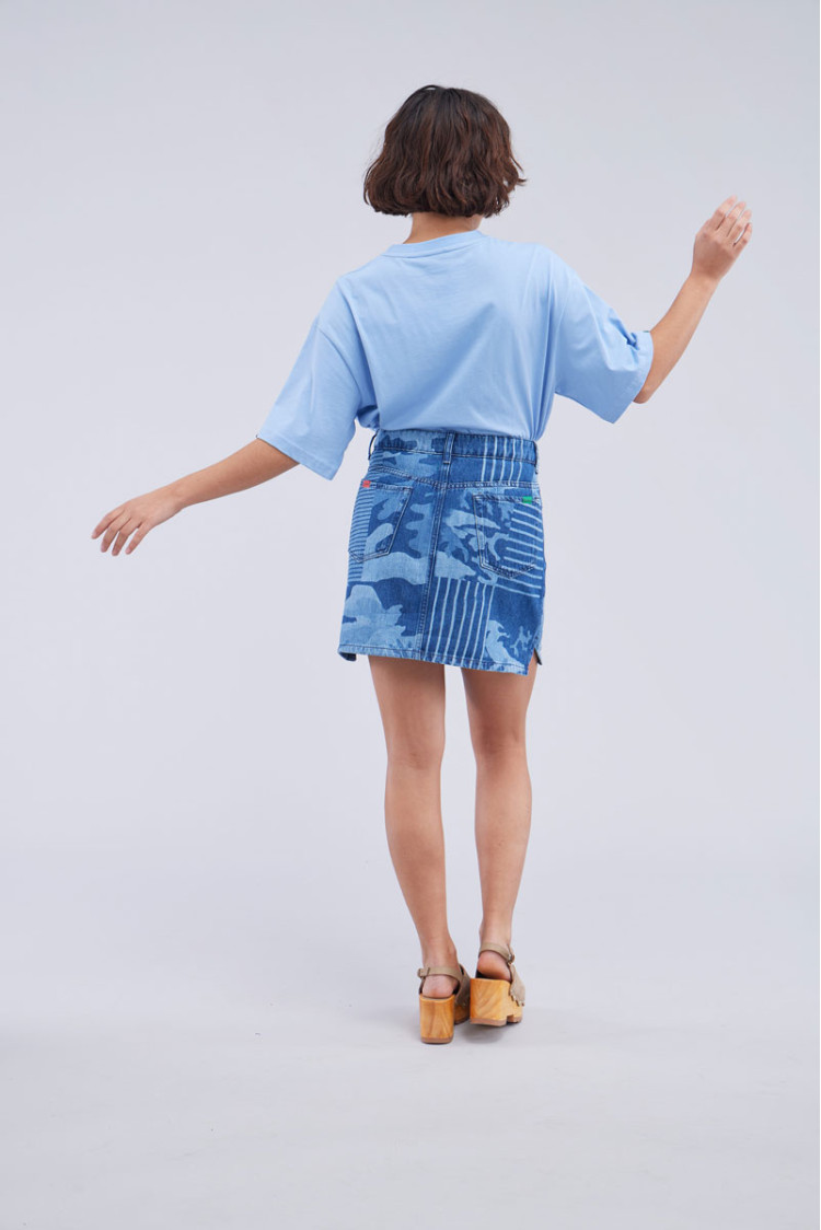 Kick Skirt Bleu Camouflage Kick Skirt Bleu Camouflage