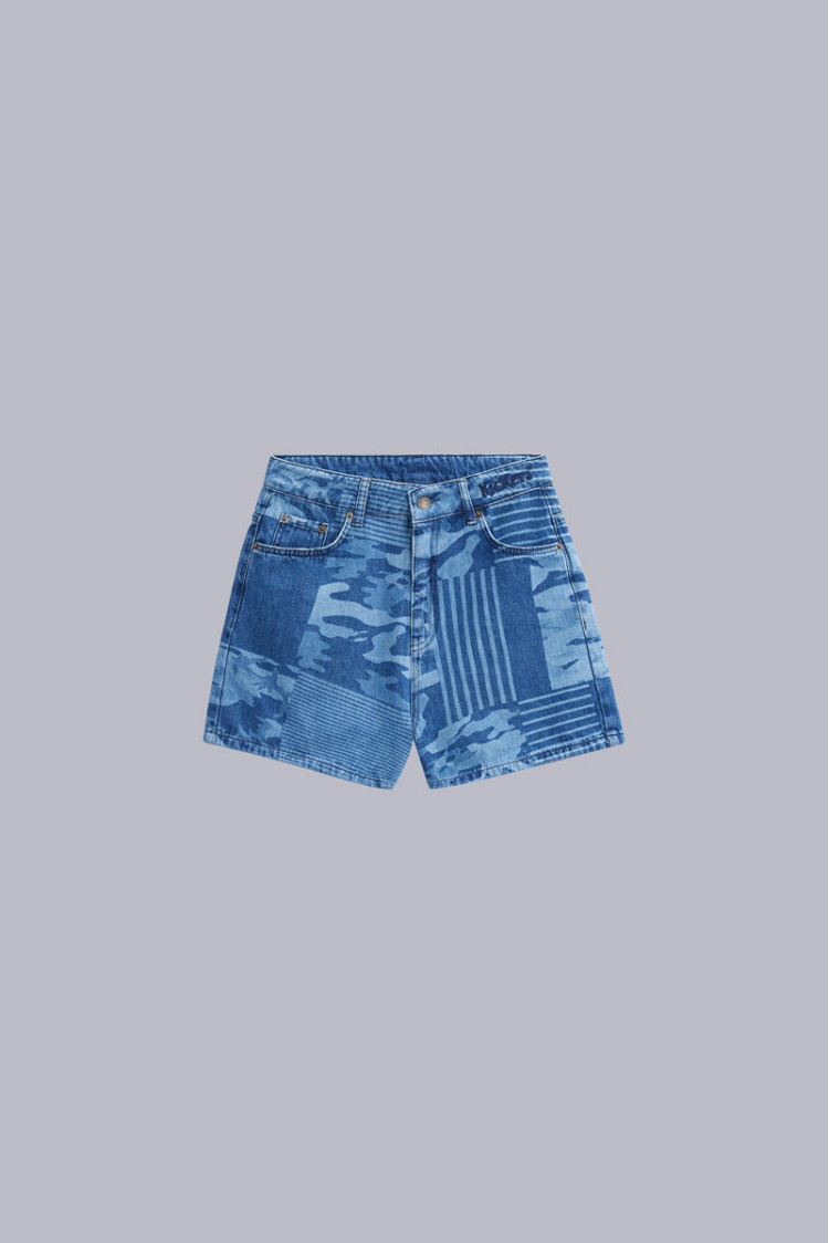 Kick Short Bleu Camouflage Kick Short Bleu Camouflage