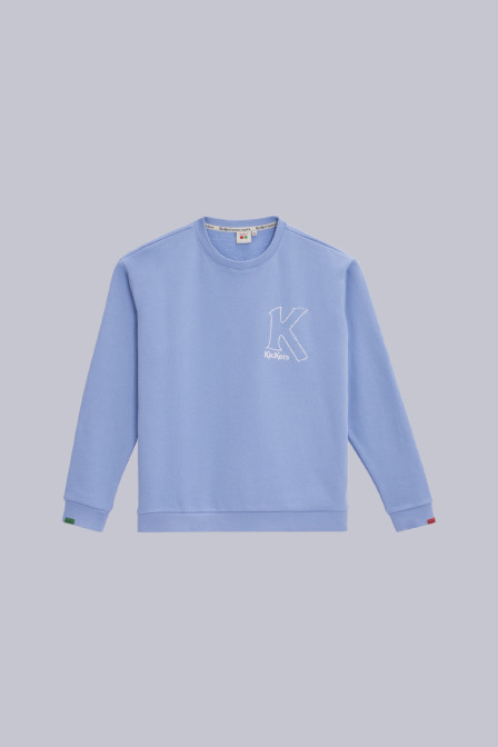 Kick Sweat - light blue sweat unisex - Kickers © Official website Kick Sweat - light blue sweat unisex - Kickers © Official website