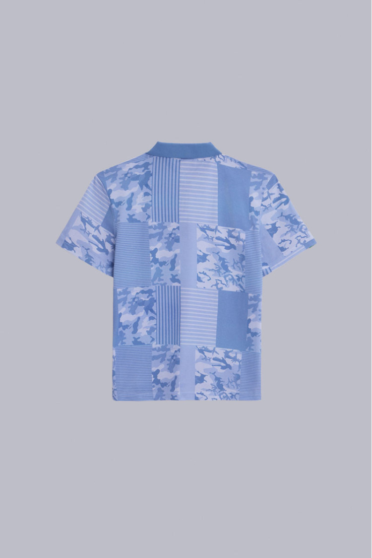 Kick Polo Bleu Camouflage Kick Polo Bleu Camouflage