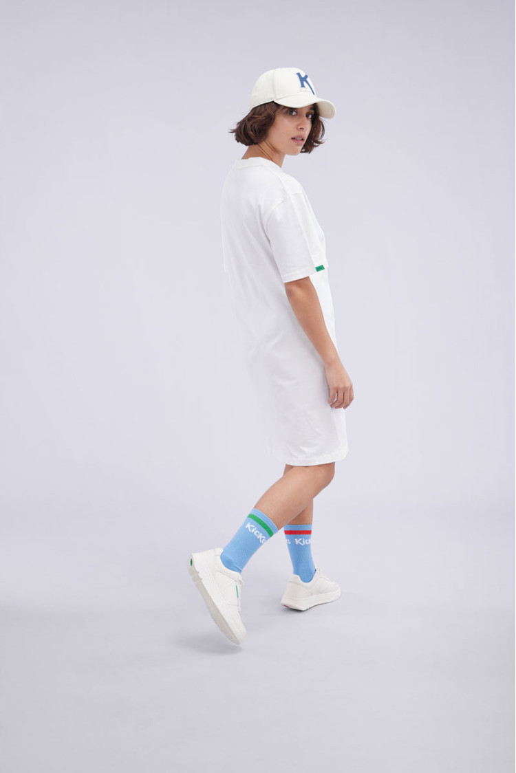 Kick Tshirt Dress Blanche Kick Tshirt Dress Blanche