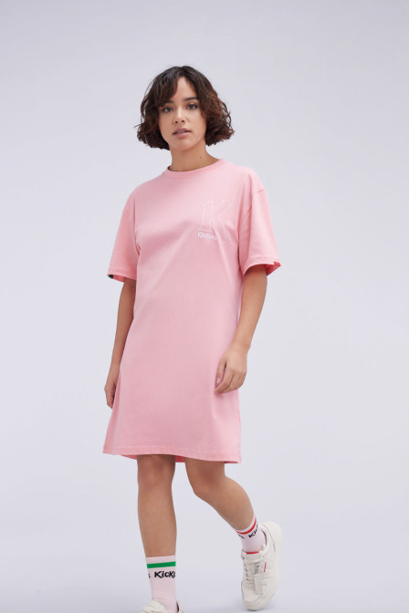 T-SHIRT DRESS PINK