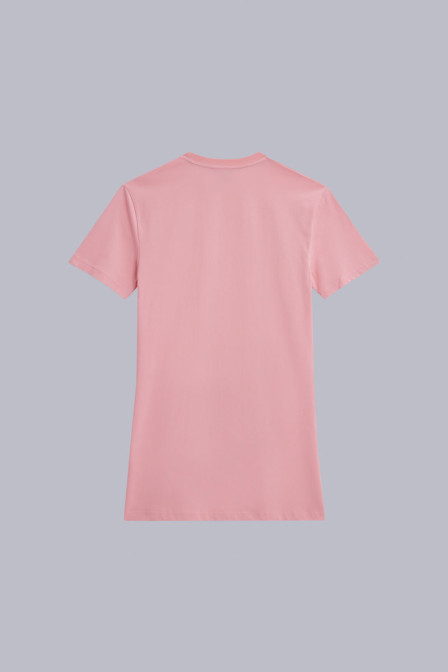 Kick Tshirt Dress - pink t-shirt dress for woman - Kickers © Official website