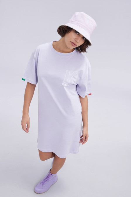 T-SHIRT DRESS LILAC