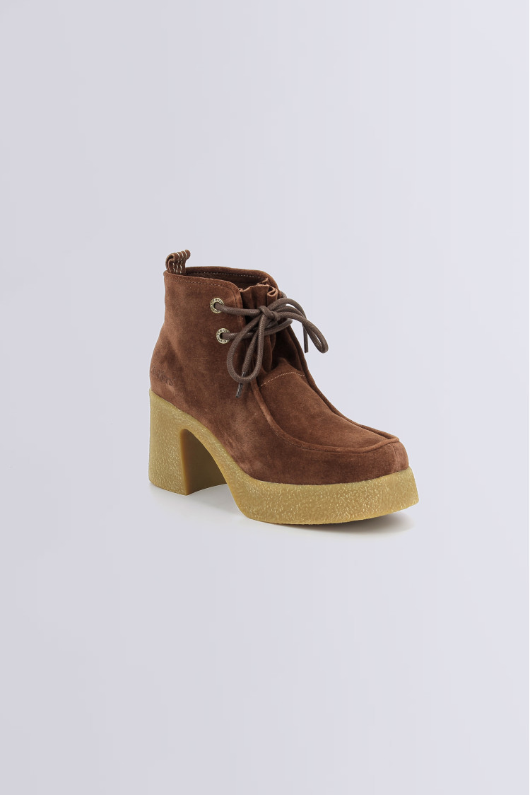 Boots marron outlet clair femme