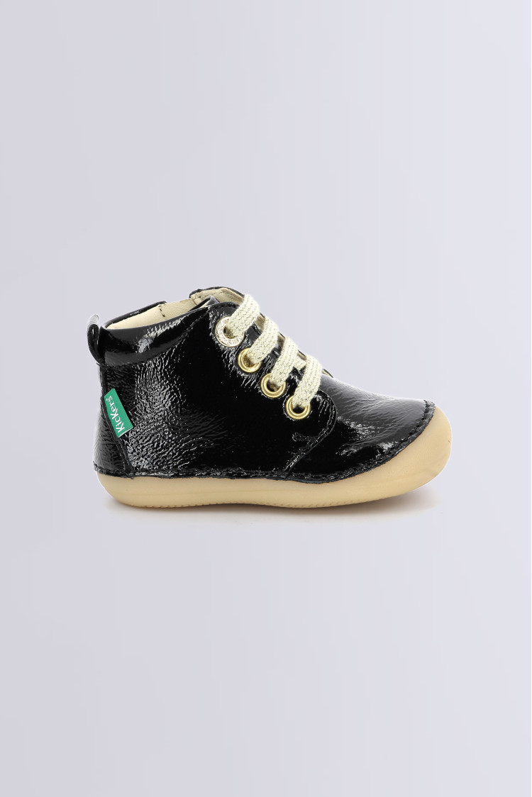Kickers noir vernis bebe outlet