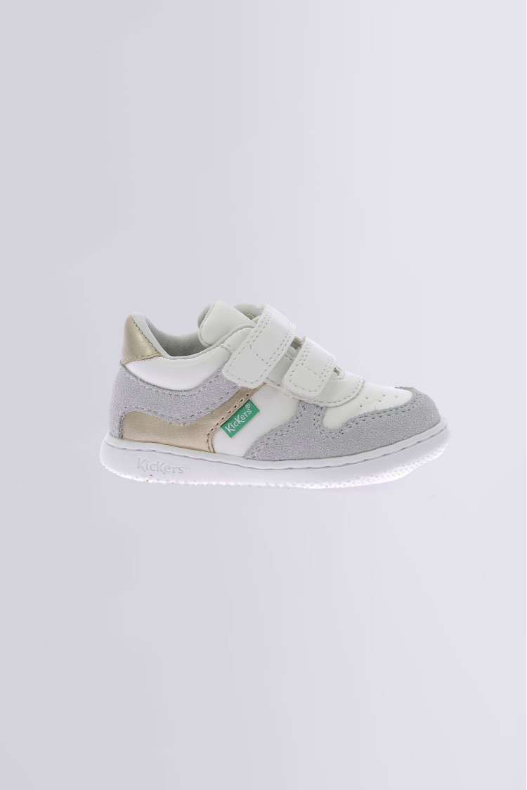 Kickmotion Blanc argent or