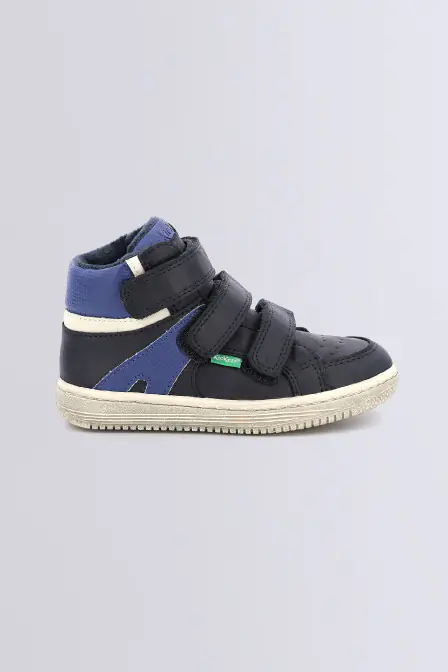 Lohan - Hohe Sneaker in blau, weiß und marineblau für Jungen - Kickers © Offizielle Website