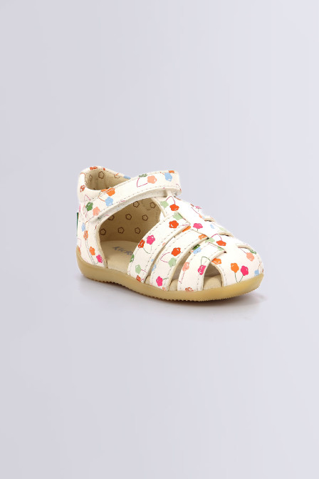 Bigflo white sandals for girl - Kickers © Official website Bigflo white sandals for girl - Kickers © Official website