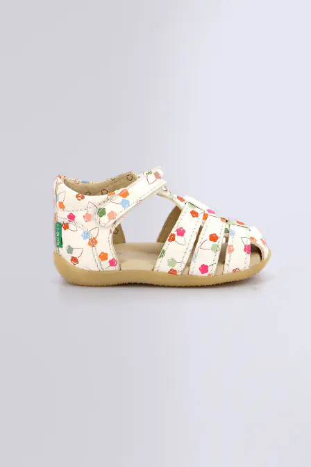 Bigflo white sandals for girl - Kickers © Official website Bigflo white sandals for girl - Kickers © Official website