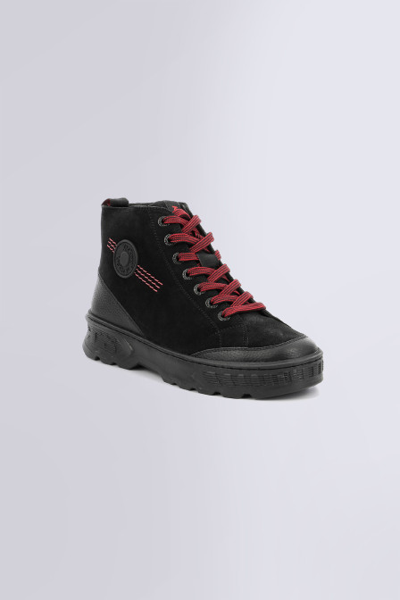 Kick Way black high sneakers for man - Kickers © Official website