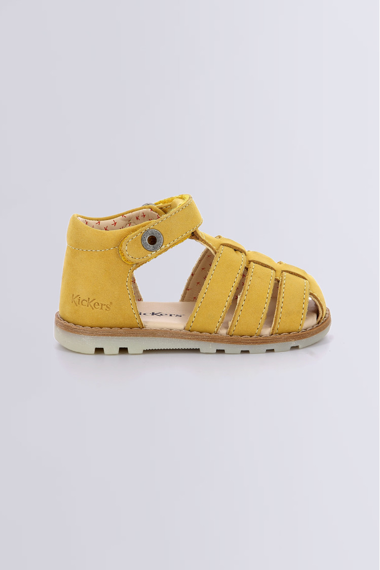 Nonopi yellow sandals for boy Kickers Official website