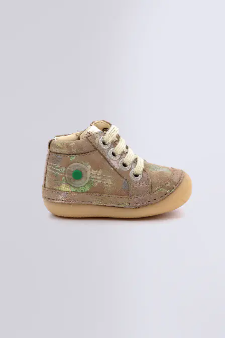 Sonistreet kaki ankle boots for girl - Kickers © Official website