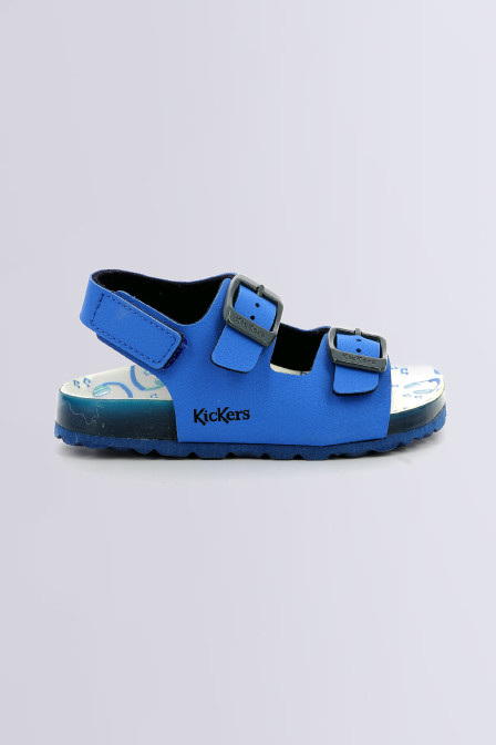 Sunyva - Sandales bleu et marine pour garçon - Kickers © Site Officiel