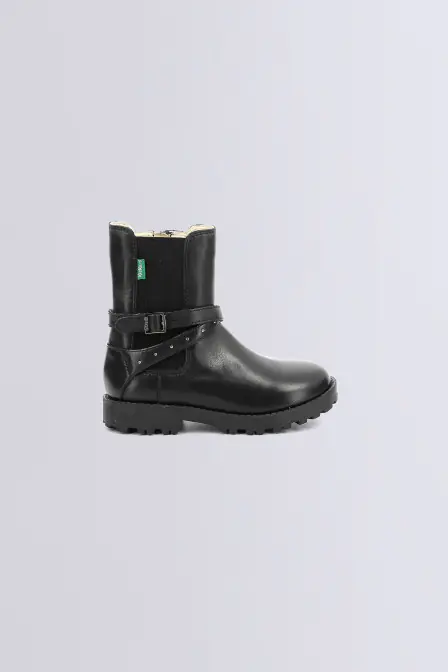 Groozmy - Boots noires pour fille - Kickers © Site Officiel