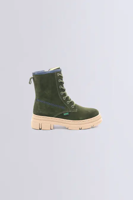 Kick Goji - Stiefeletten in khaki und marineblau für Mädchen - Kickers © Offizielle Website