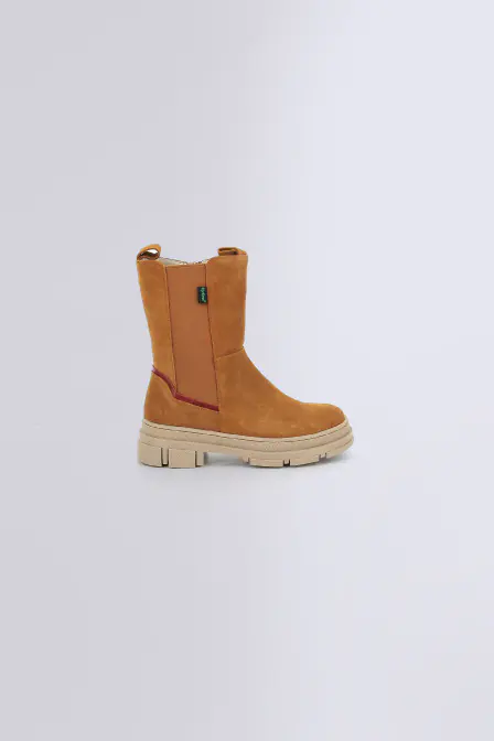 Kick Goz camel and red boots for girl - Kickers © Official website