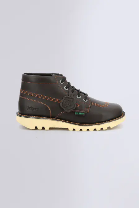 Kick Hi brown ankle boots for man - Kickers © Official website