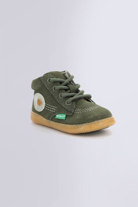 Kick Bubbly - Botines kaki para niña y niño - Kickers © Web oficial Kick Bubbly - Botines kaki para niña y niño - Kickers © Web oficial