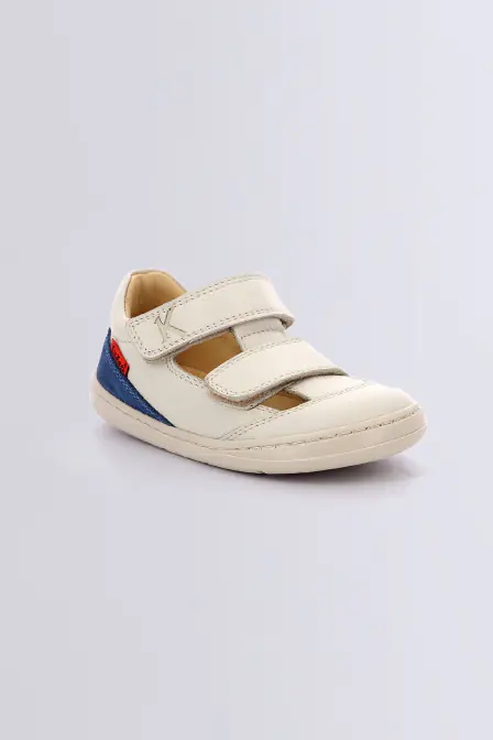 Kickbloom | Baskets blanc cassé pour garçon | Kickers © Site Officiel Kickbloom | Baskets blanc cassé pour garçon | Kickers © Site Officiel