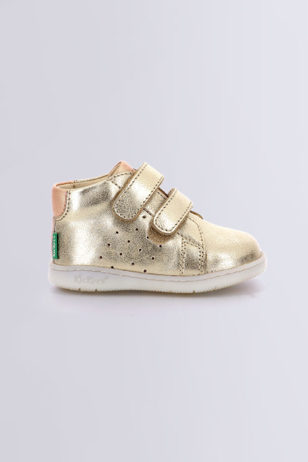 Kickbelkro - Bottillons beige pour fille - Kickers © Site Officiel