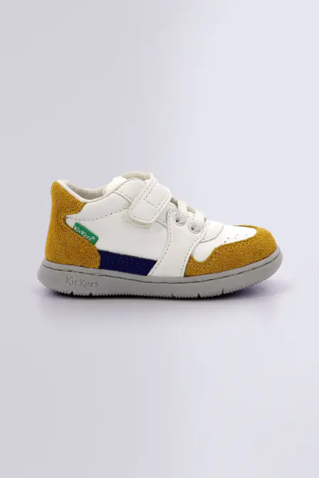 Kickbuvar - Sneaker in weiß, kamel und blau für Jungen - Kickers © Offizielle Website