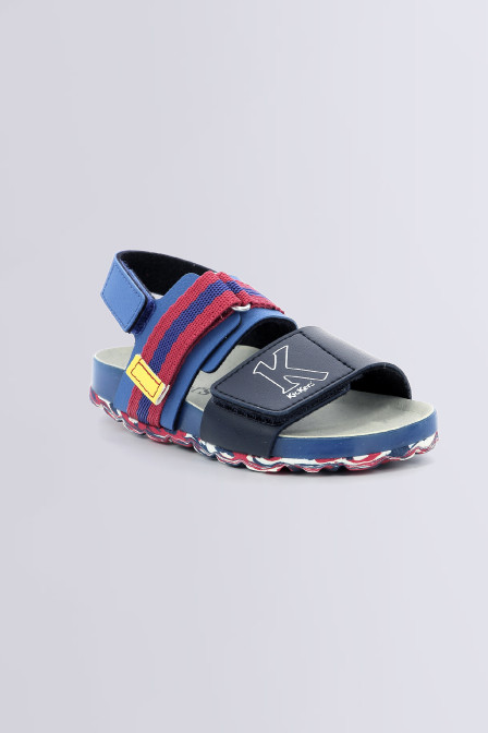 Sosport - Sandales bleu et rouge pour garçon - Kickers © Site Officiel Sosport - Sandales bleu et rouge pour garçon - Kickers © Site Officiel