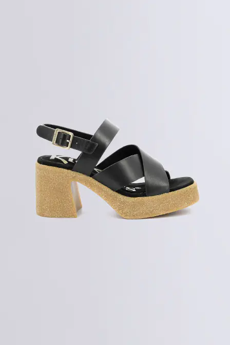 Kick Charlotte - Sandales noires pour femme - Kickers © Site Officiel