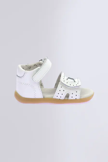 Bigkratch - Sandales blanches pour fille - Kickers © Site Officiel