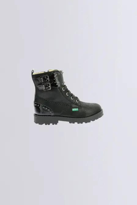 Groorock - Bottines noires pour fille - Kickers © Site Officiel