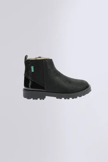Groofit - Boots noires pour fille - Kickers © Site Officiel