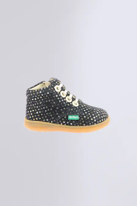 Kickbillista - Bottillons noirs pour fille - Kickers © Site Officiel