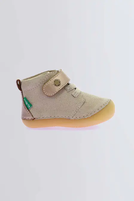 Sonizikro beige ankle boots for girl - Kickers © Official website