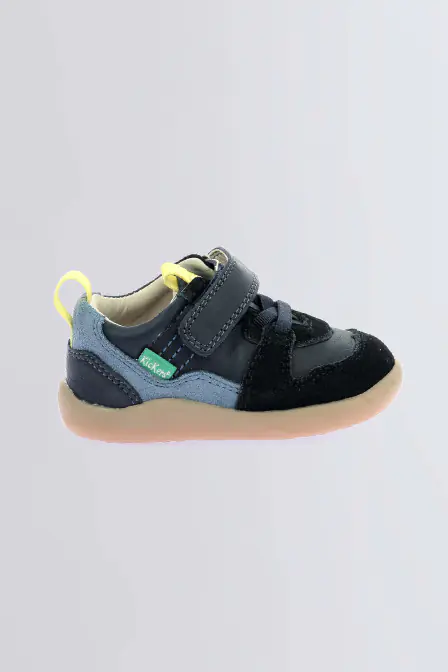 Kickfreshi - Sneakers marine pour fille et garçon - Kickers © Site Officiel