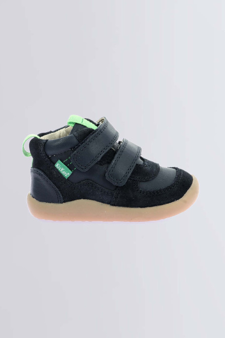 Kickfresho navy high sneakers for boy - Kickers © Official website