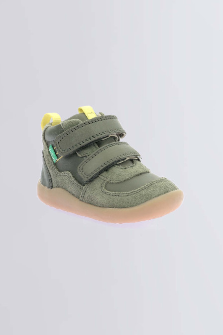 Kickfresho | Zapatillas kaki para bebé | Kickers © Sitio Oficial Kickfresho | Zapatillas kaki para bebé | Kickers © Sitio Oficial