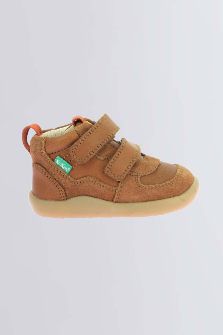 Kickfresho - Sneakers hautes marrons pour garçon - Kickers © Site Officiel